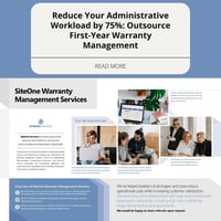 Reduce Your Administrative Workload by 75%: Outsource First-Year Warranty Management Services